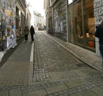 Nebenstraße im Viertel